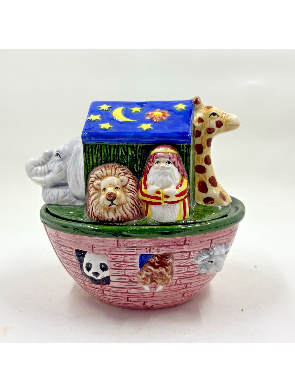 Noah’s Ark 2 piece salt and pepper shaker set RARE - Picture 4 of 6